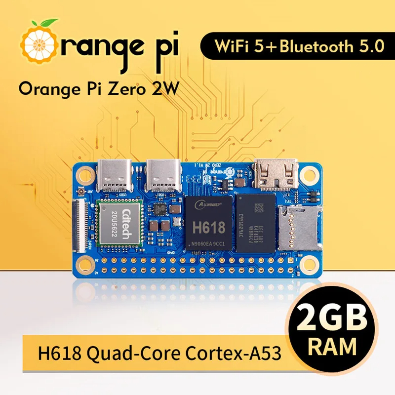 Pi Zero W Board - 오렌지 파이 제로 2 W 2GB