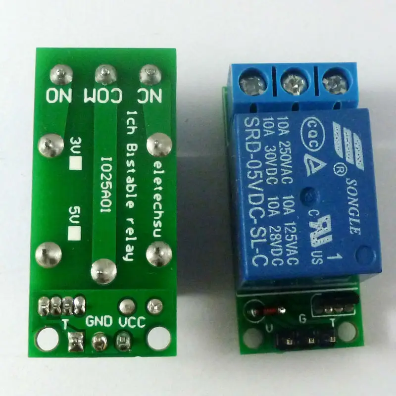 Home Automation With Arduino - 플립플롭 래치 릴레이 모듈 바이스테이블 자동