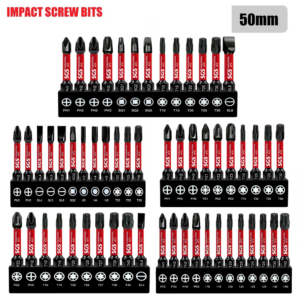 Home Automation Industry - 다기능 스크루드라이버 비트 세트, Ph, Pz,