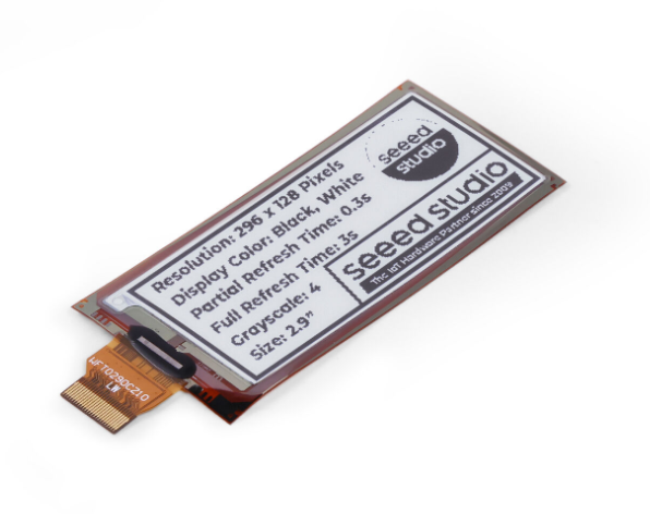 Display Epaper 2.9 - 104990852 2.9인치 유연한 단색 E잉크 전자종이
