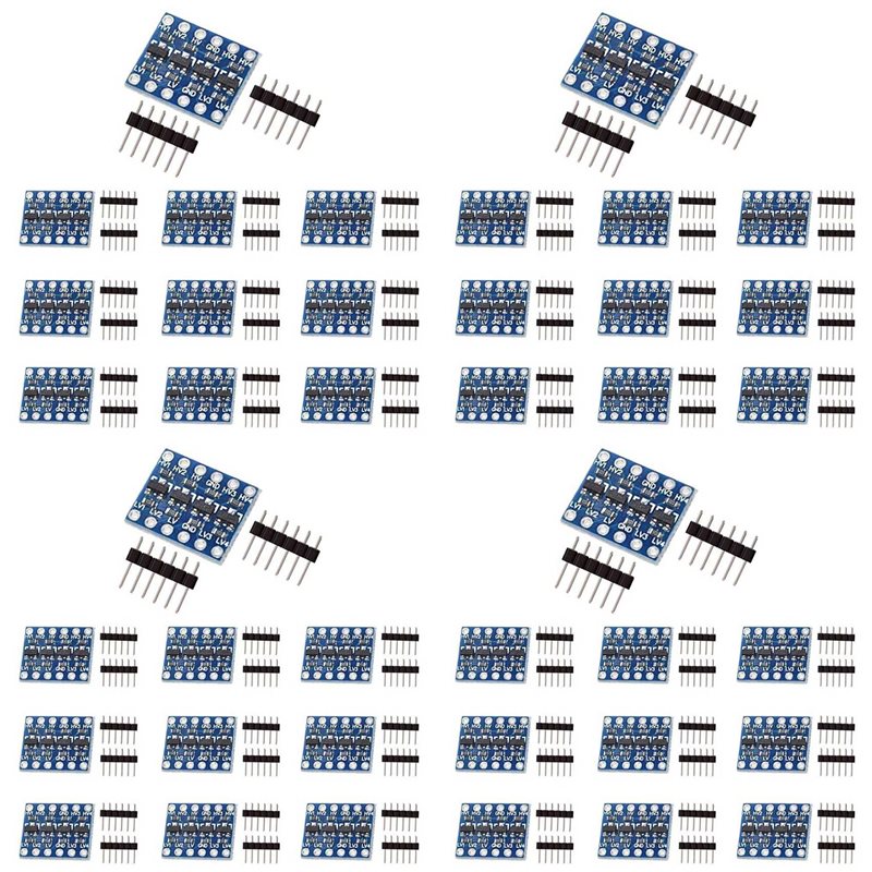 Level Shifter 3.3V - B03B-40Pcs 4 채널 IIC I2C 로직