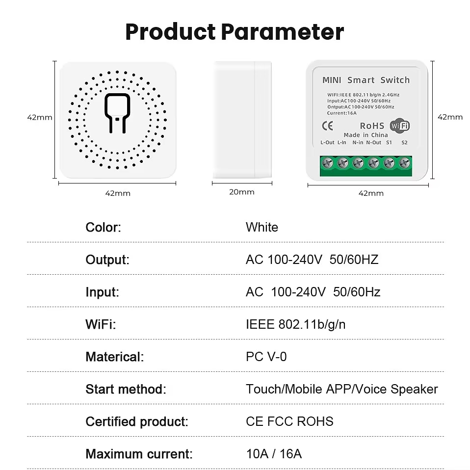 미니 16A WiFi 스위치 스마트 라이프 앱 2방향  - Home Automation Ideas 리뷰 및 가격