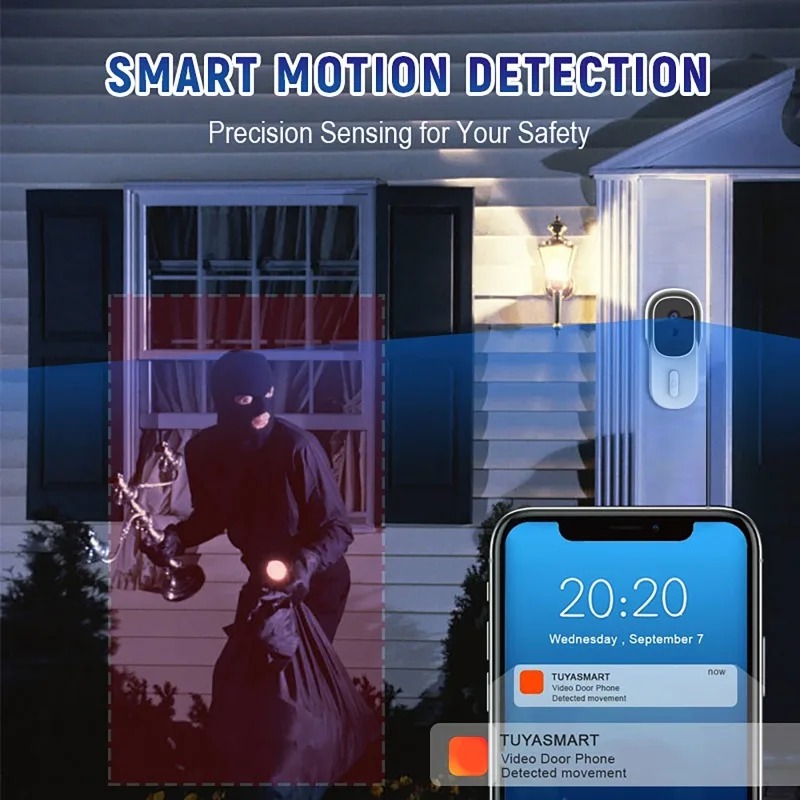 와이드 뷰 투야 스마트 라이프 앱 WiFi 오디오 비디 - Smart Doorbell Wired 리뷰 및 가격