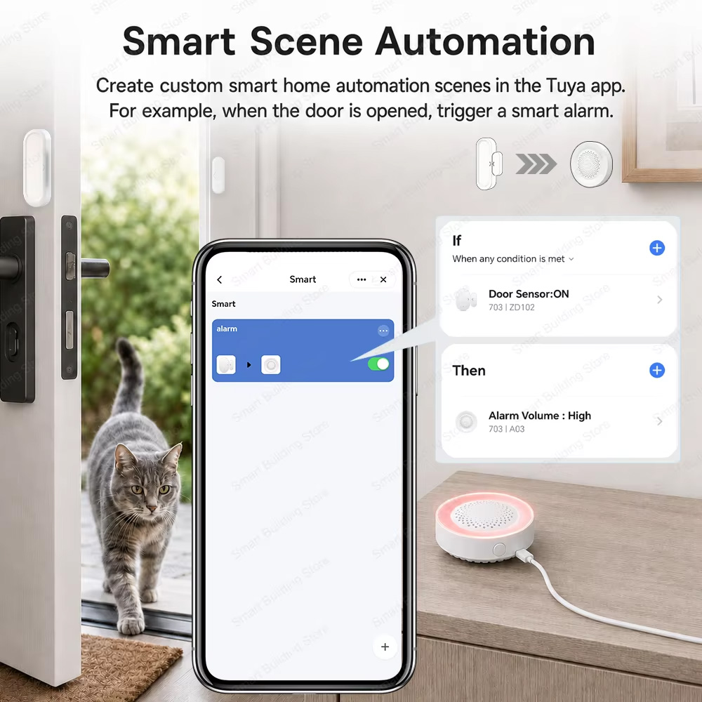 IP65 Tuya Zigbee 3.0 도어 윈도우 자기 - Home Automation Ideas 리뷰 및 가격