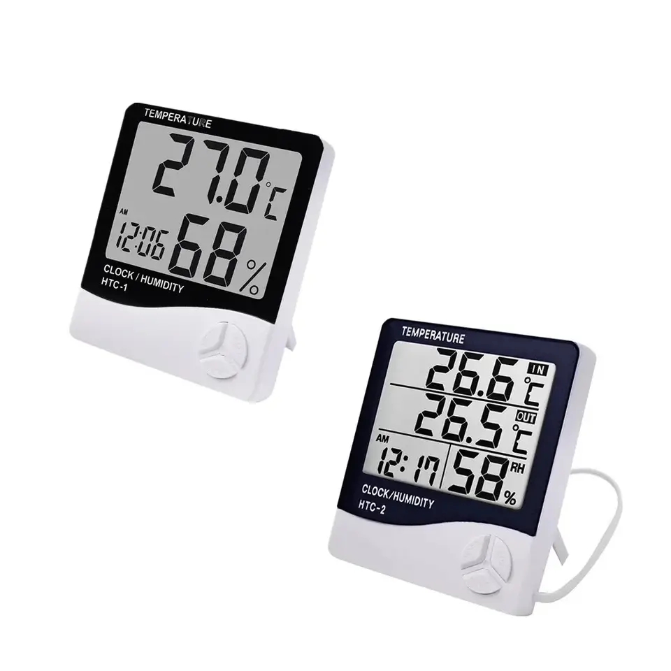 실내 LCD 디지털 온도계 및 습도계 전자 온습도계 센 - Home Automation Industry 리뷰 및 가격