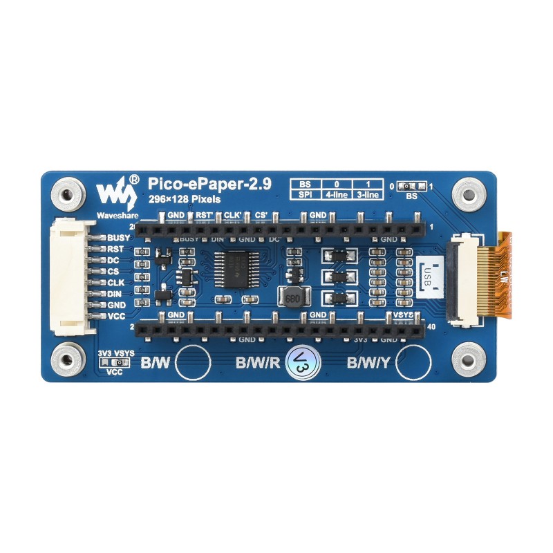 Waveshare Pico-ePaper-2.9-B, 라 - Display Epaper 2.9 리뷰 및 가격