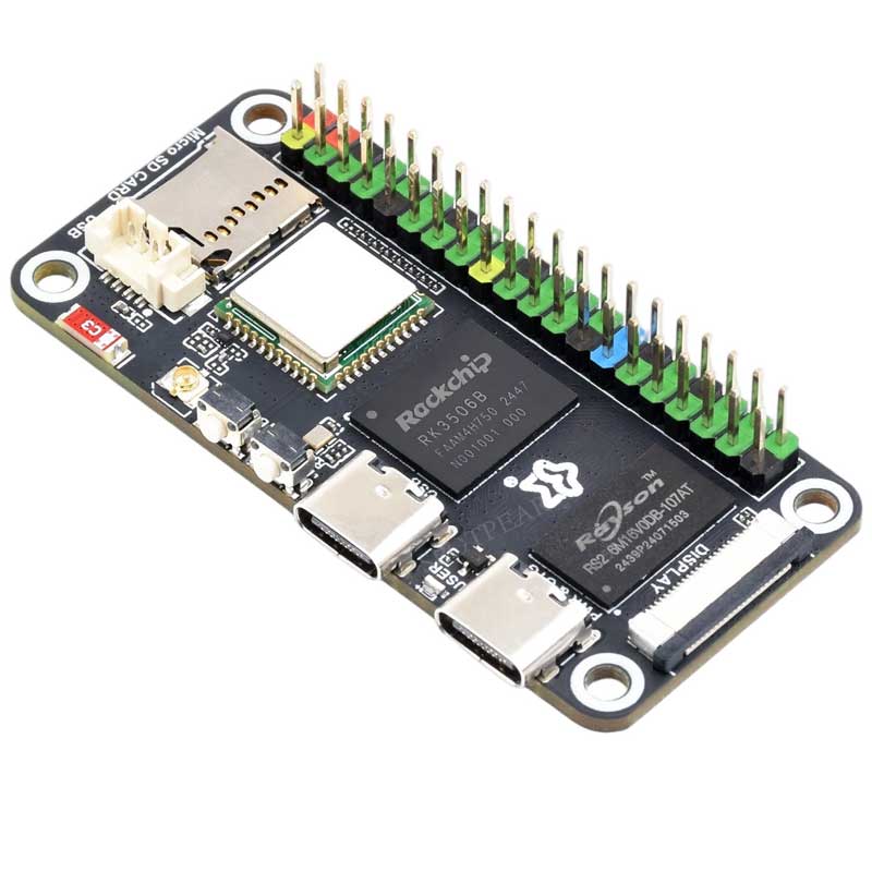 럭스폭스 라이라 제로 W RK3506B 락칩 리눅스 보 - Pi Zero W Board 리뷰 및 가격