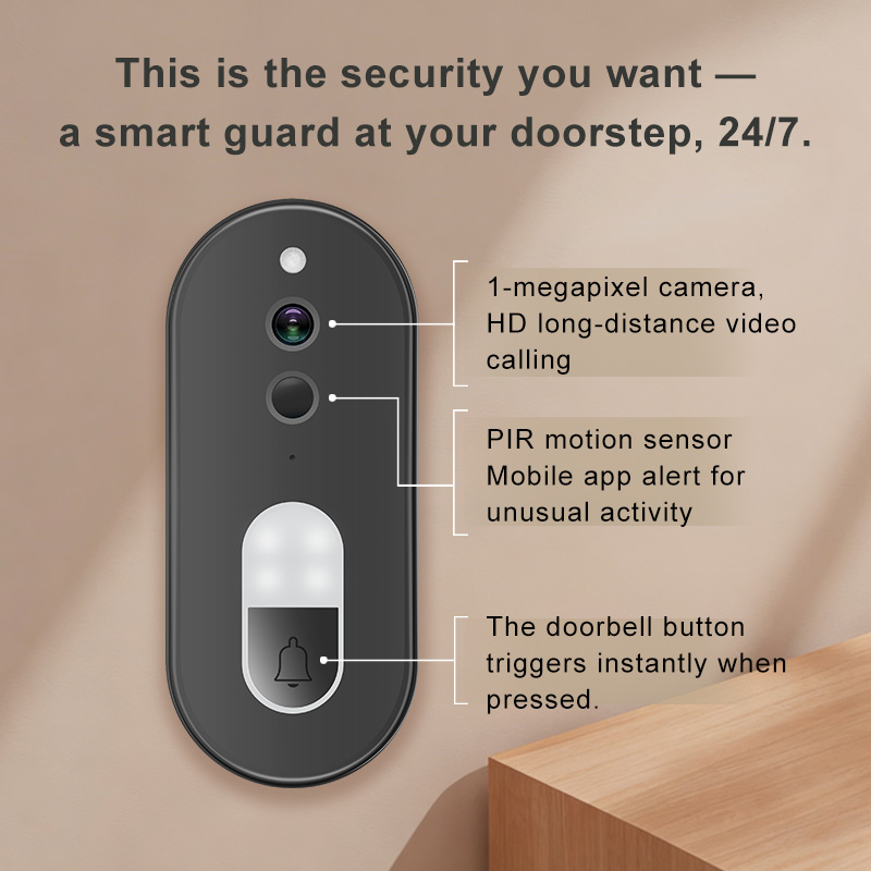 WiFi 비디오 초인종은 Tuya Smart Life와 - Smart Doorbell Wired 리뷰 및 가격
