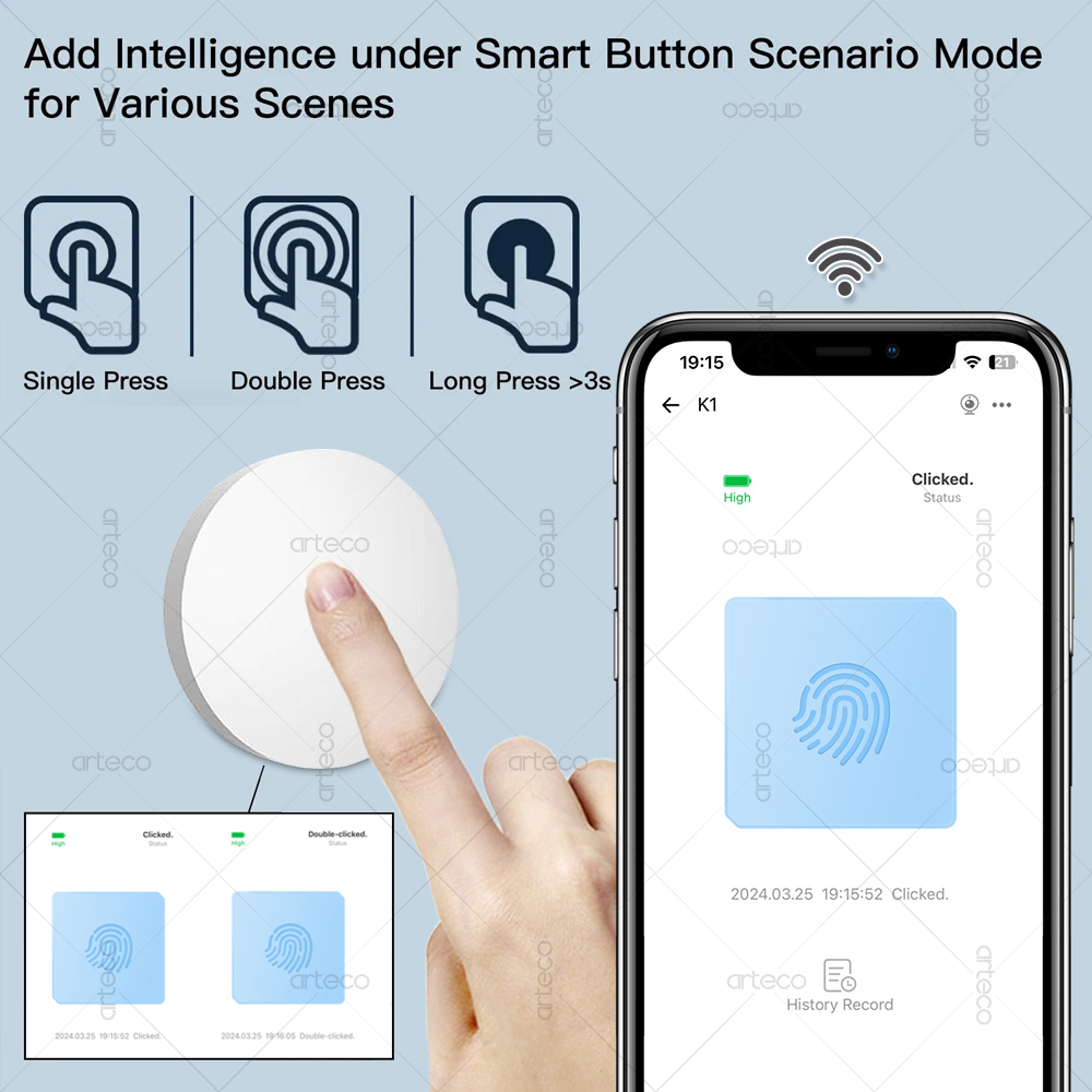 Zigbee 버튼 장면 스위치 무선 원격 원키 컨트롤러 - Home Automation Ideas 리뷰 및 가격
