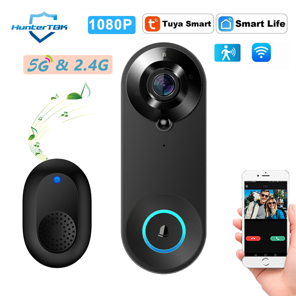 5G 2.4G WiFi 비디오 초인종 1080P 무선  - Smart Doorbell Wired 리뷰 및 가격