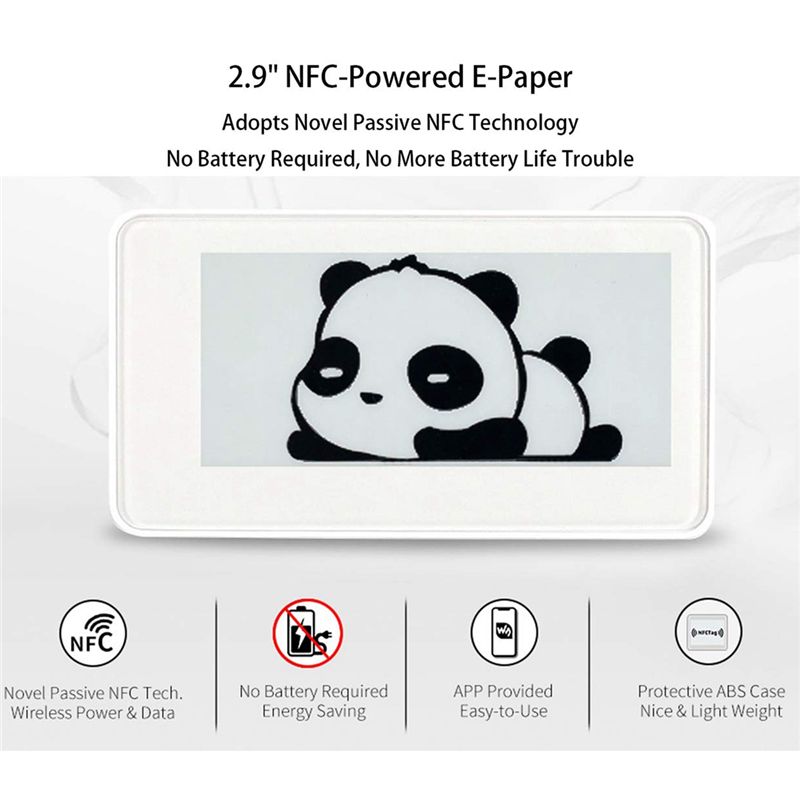 A49T 2.9인치 무선 NFC 전원 공급식 EPape - Display Epaper 2.9 리뷰 및 가격