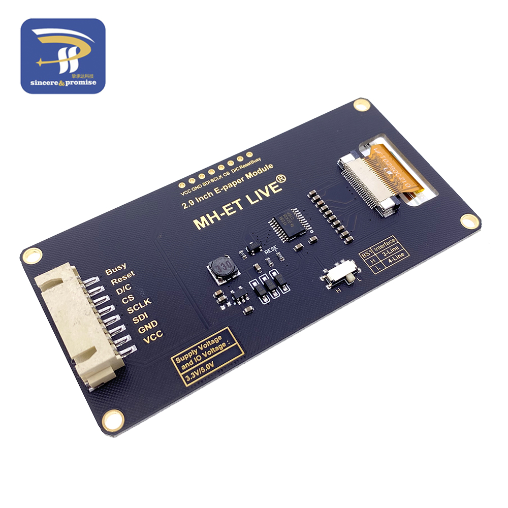 아두이노 UNO STM32 라즈베리 PI ESP32 용 - Display Epaper 2.9 리뷰 및 가격