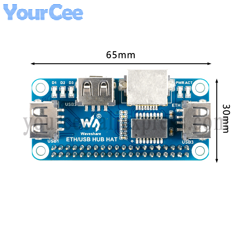 USB 허브 HAT-이더넷 RJ45 네트워크 포트 US - Pi Zero W Board 리뷰 및 가격